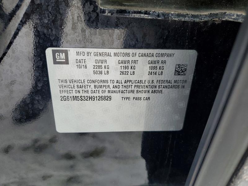 Aukcja sprzedaży 2017 Cadillac Xts, vin: 2G61M5S32H9126829, numer aukcji: 98529005