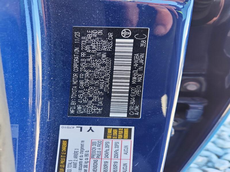 Aukcja sprzedaży 2024 Toyota Prius, vin: JTDACAAU3R3020337, numer aukcji: 73282615