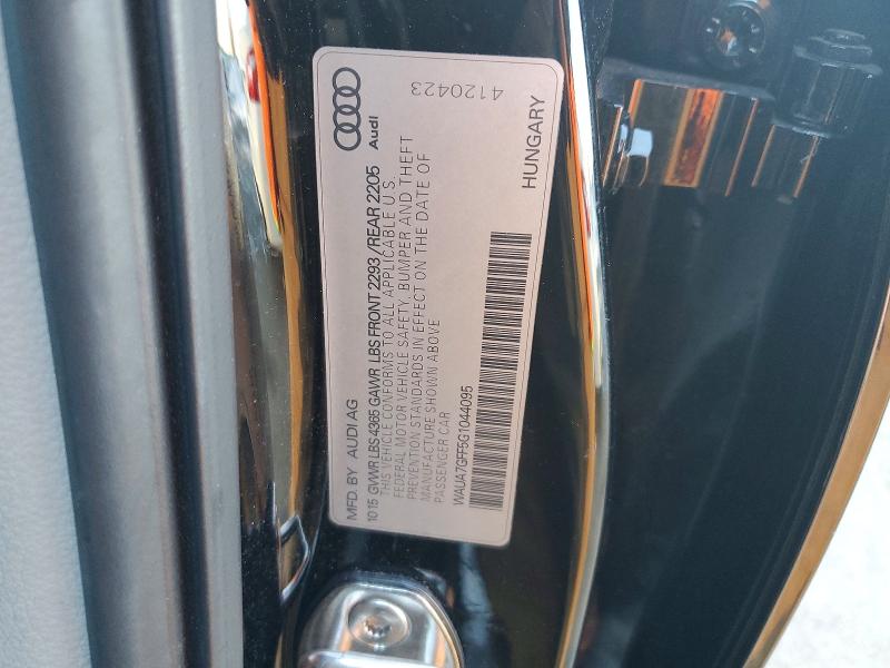74793855 :رقم المزاد ، WAUA7GFF5G1044095 vin ، 2016 Audi A3 مزاد بيع