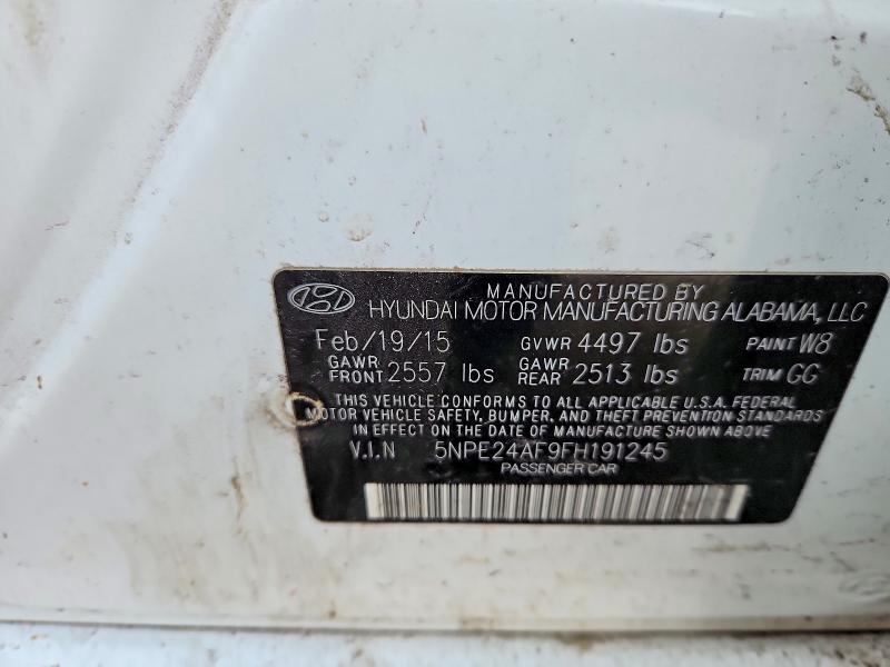 Продаж на аукціоні авто 2015 Hyundai Sonata, vin: 5NPE24AF9FH191245, номер лоту: 75168815
