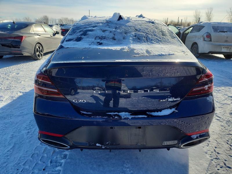 2022 Genesis G70 მანქანა იყიდება აუქციონზე, vin: KMTG54TEXNU084330, აუქციონის ნომერი: 97663455
