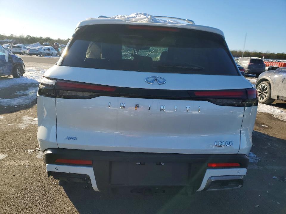 2025 Infiniti Qx60 Senso მანქანა იყიდება აუქციონზე, vin: 5N1AL1GS2SC333788, აუქციონის ნომერი: 75229395