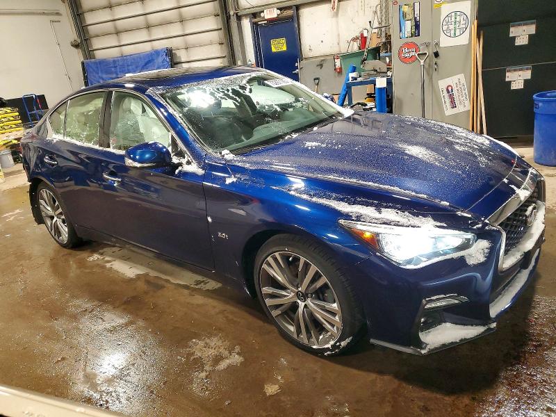 2019 Infiniti Q50s მანქანა იყიდება აუქციონზე, vin: JN1EV7AR3KM592957, აუქციონის ნომერი: 73297185