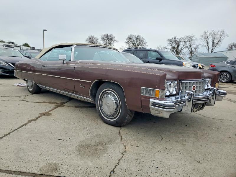 99305145 :رقم المزاد ، 6L67S3Q446477 vin ، 1973 Cadillac Eldorado مزاد بيع