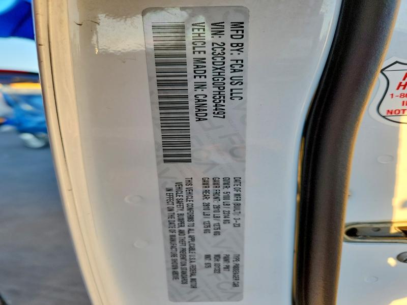2023 Dodge Charger მანქანა იყიდება აუქციონზე, vin: 2C3CDXHG0PH554497, აუქციონის ნომერი: 72672375