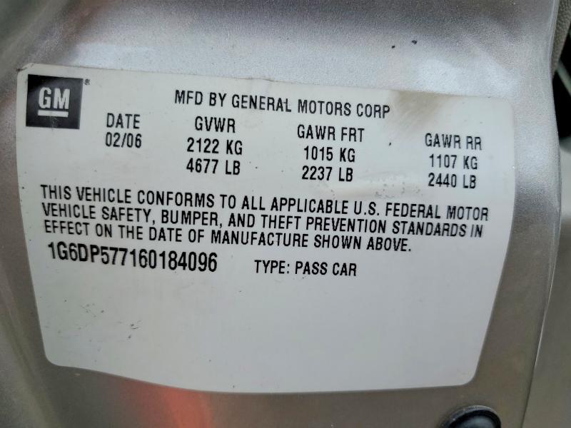 Продаж на аукціоні авто 2006 Cadillac Cts, vin: 1G6DP577160184096, номер лоту: 73789695