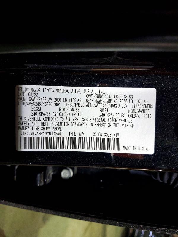 Aukcja sprzedaży 2023 Mazda Cx-50, vin: 7MMVABEY4PN114254, numer aukcji: 74003035