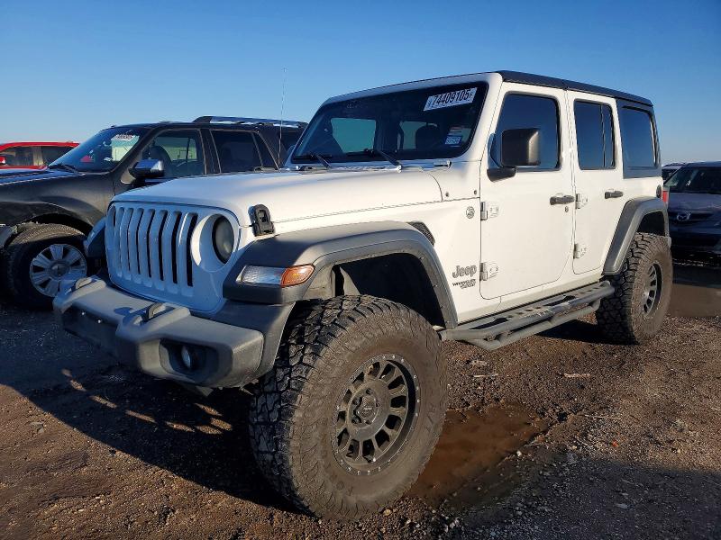 2019 Jeep Wrangler Unlimited მანქანა იყიდება აუქციონზე, vin: 1C4HJXDG4KW599209, აუქციონის ნომერი: 74409105