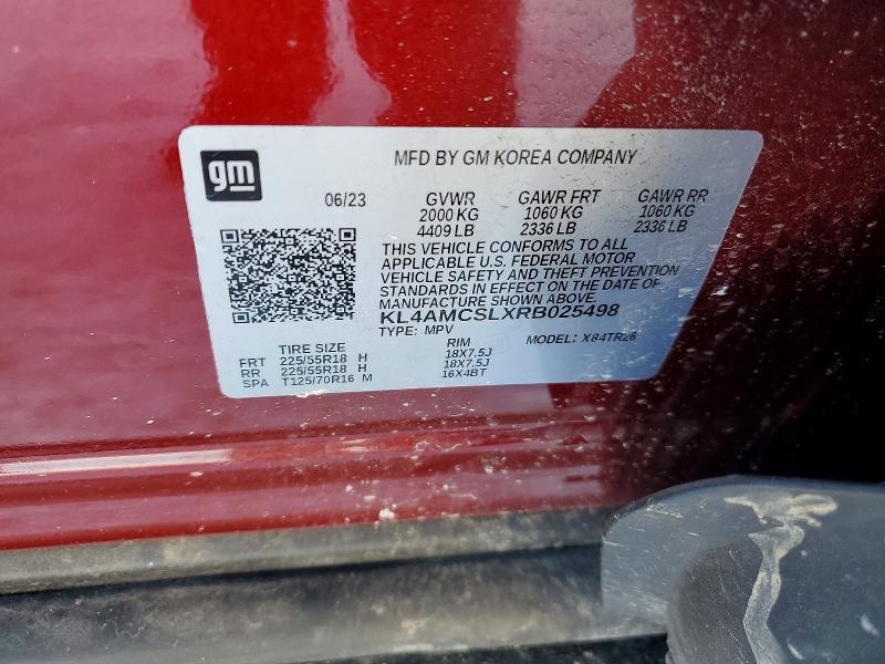 2024 Buick Encore Gx მანქანა იყიდება აუქციონზე, vin: KL4AMCSLXRB025498, აუქციონის ნომერი: 74830975