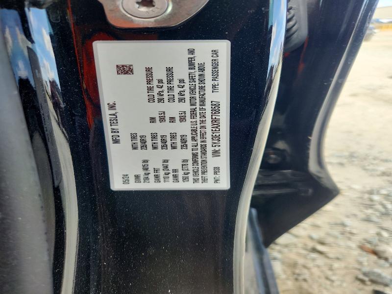 97250095 :رقم المزاد ، 5YJ3E1EAXRF768587 vin ، 2024 Tesla Model 3 مزاد بيع