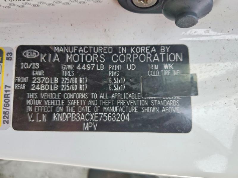 Продажа на аукционе авто 2014 Kia Sportage, vin: KNDPB3ACXE7563204, номер лота: 98368545