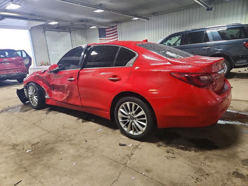 2021 Infiniti Q50 Luxe მანქანა იყიდება აუქციონზე, vin: JN1EV7BR2MM751517, აუქციონის ნომერი: 98922415