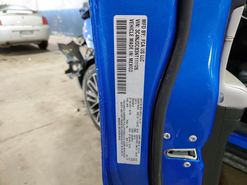 73527755 :رقم المزاد ، 3C4NJDCB3NT111126 vin ، 2022 Jeep Compass مزاد بيع