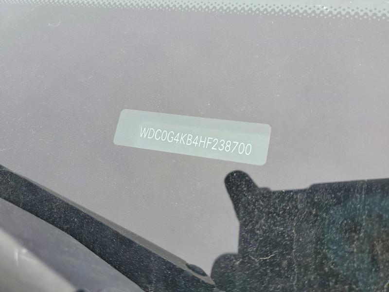 Продаж на аукціоні авто 2017 Mercedes-benz Glc, vin: WDC0G4KB4HF238700, номер лоту: 98462545