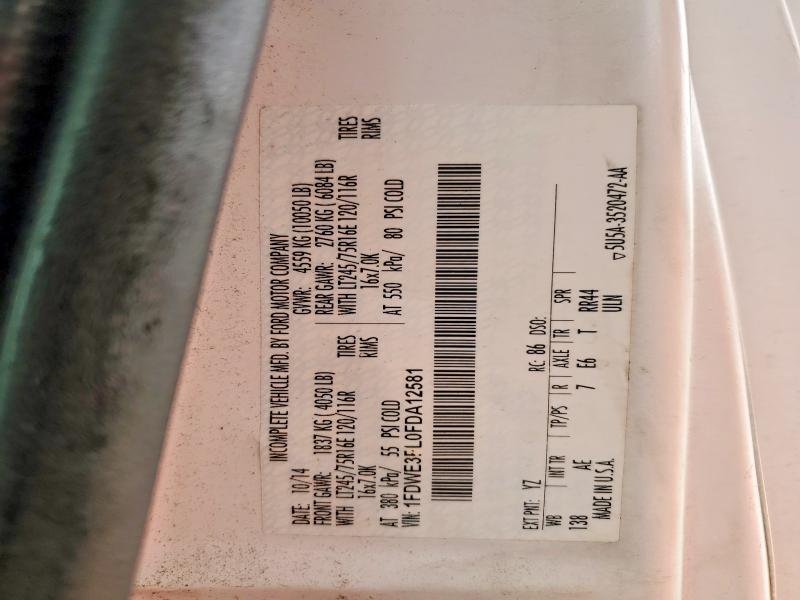 Aukcja sprzedaży 2015 Ford Econoline, vin: 1FDWE3FL0FDA12581, numer aukcji: 75319135