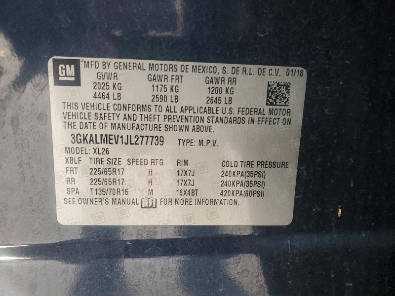 Продаж на аукціоні авто 2018 Gmc Terrain, vin: 3GKALMEV1JL277739, номер лоту: 99268515