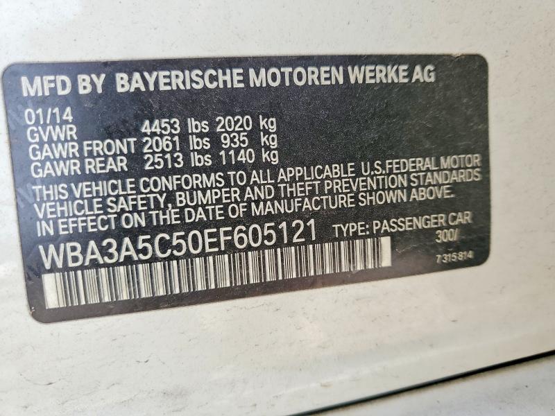 Aukcja sprzedaży 2014 Bmw 328, vin: WBA3A5C50EF605121, numer aukcji: 97994815