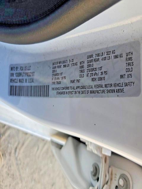 Продажа на аукционе авто 2023 Ram 1500, vin: 1C6SRFJT1PN582107, номер лота: 74196995