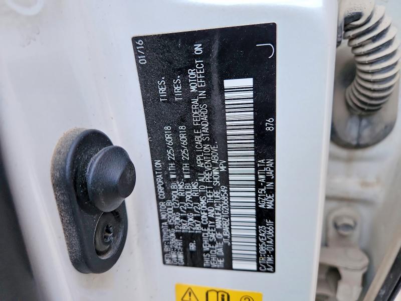Aukcja sprzedaży 2016 Lexus Nx 250, vin: JTJBARBZ1G2068549, numer aukcji: 72927815