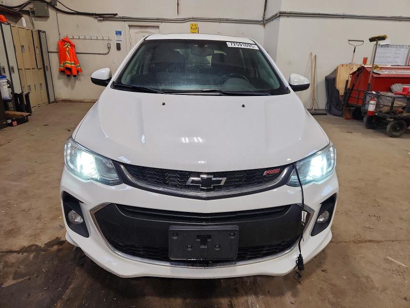 2018 Chevrolet Sonic მანქანა იყიდება აუქციონზე, vin: 1G1JD6SB2J4127961, აუქციონის ნომერი: 72591695