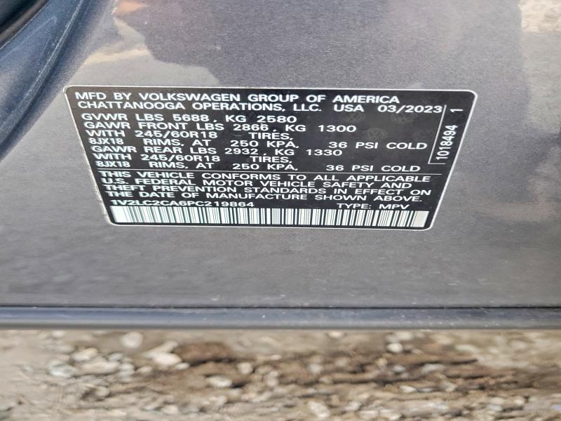 Продажа на аукционе авто 2023 Volkswagen Atlas Cross Sport, vin: 1V2LC2CA6PC219864, номер лота: 99445955