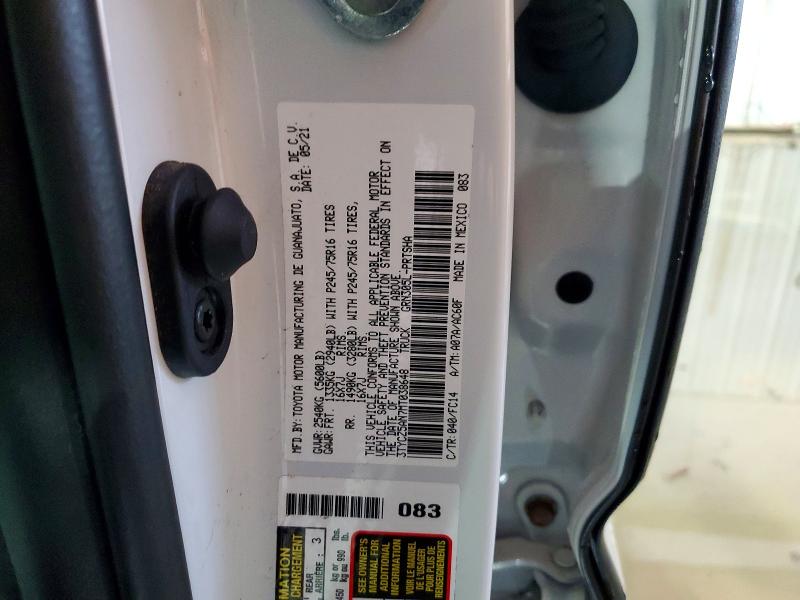 74006085 :رقم المزاد ، 3TYCZ5AN7MT038648 vin ، 2021 Toyota Tacoma مزاد بيع