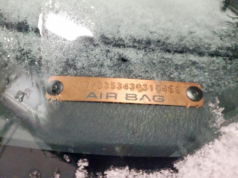 Aukcja sprzedaży 2003 Mazda Mx-5 Miata, vin: JM1NB353430310452, numer aukcji: 98502445
