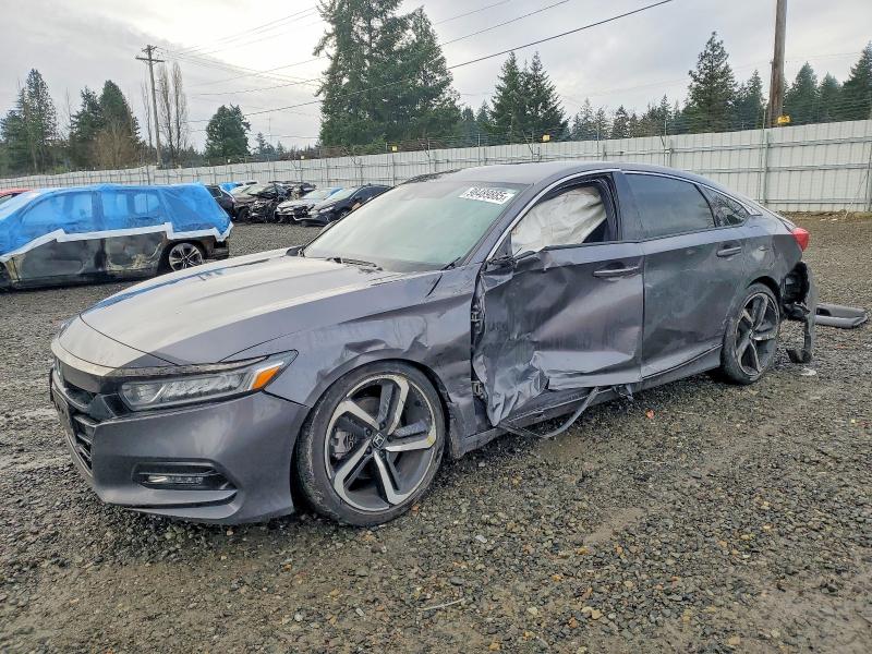 52076586 :رقم المزاد ، 1HGCV1F32LA009563 vin ، 2020 Honda Accord مزاد بيع