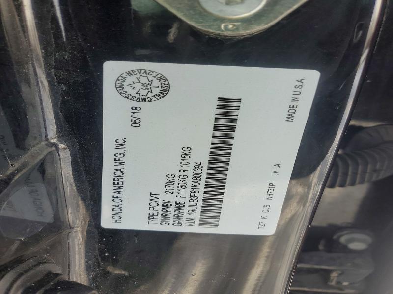Aukcja sprzedaży 2019 Acura Tlx Advanc, vin: 19UUB3F81KA800394, numer aukcji: 73810365