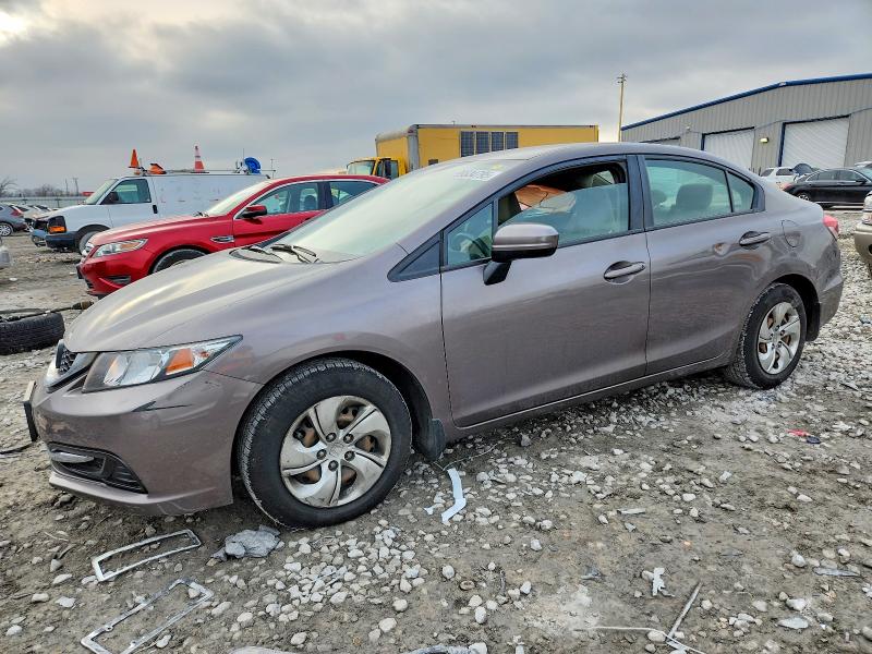 99534795 :رقم المزاد ، 19XFB2F54FE110732 vin ، 2015 Honda Civic مزاد بيع
