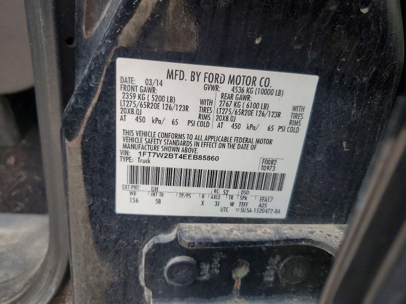 Продаж на аукціоні авто 2014 Ford F250, vin: 1FT7W2BT4EEB85860, номер лоту: 74605745