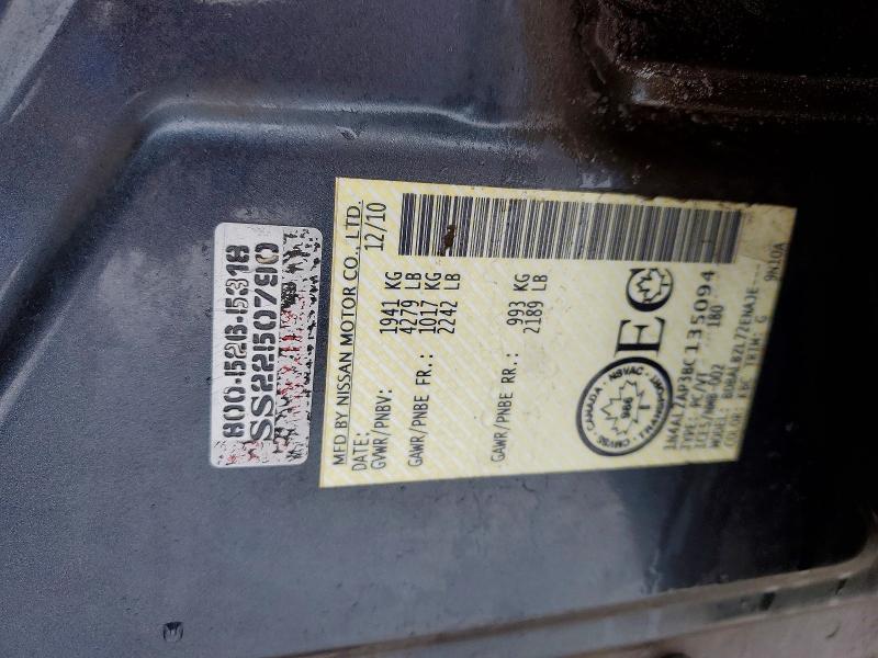Продажа на аукционе авто 2011 Nissan Altima, vin: 1N4AL2AP3BC135094, номер лота: 72336665