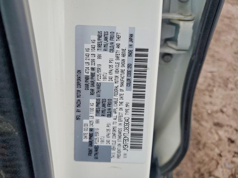Aukcja sprzedaży 2020 Mazda Cx-5, vin: JM3KFBDM7L0809040, numer aukcji: 99641695