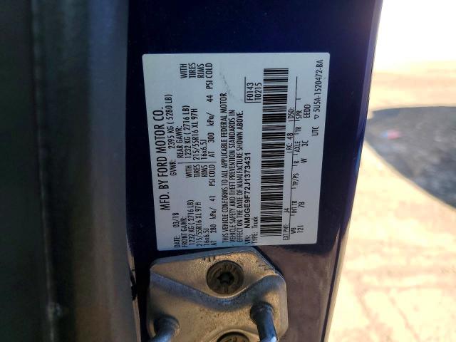 Aukcja sprzedaży 2018 Ford Transit Connect, vin: NM0GE9F72J1373431, numer aukcji: 75279855