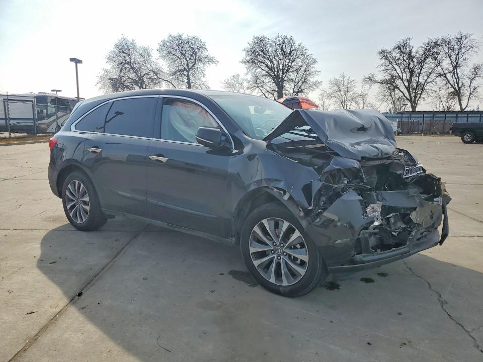 75067445 :رقم المزاد ، 5FRYD3H42GB019059 vin ، 2016 Acura Mdx مزاد بيع