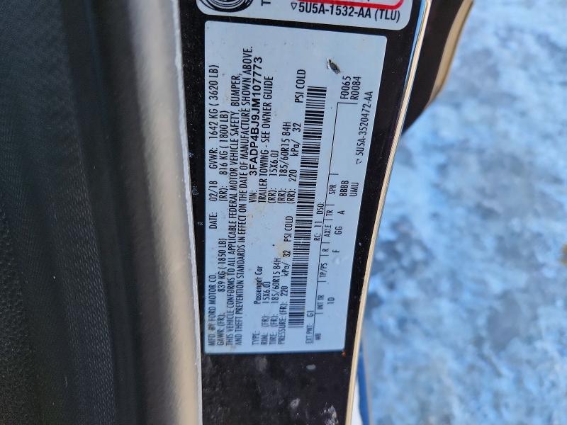 Продажа на аукционе авто 2018 Ford Fiesta, vin: 3FADP4BJ9JM107773, номер лота: 75353135