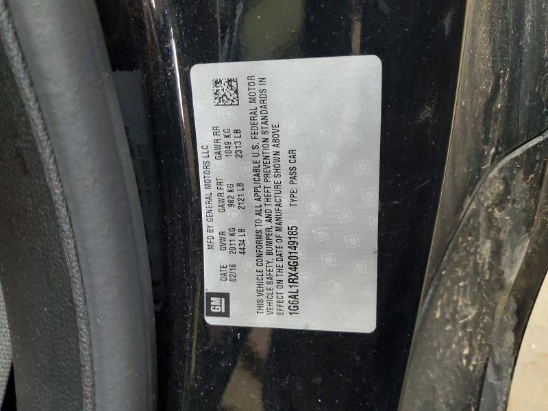 Продаж на аукціоні авто 2016 Cadillac Ats, vin: 1G6AL1RX4G0149185, номер лоту: 99710405