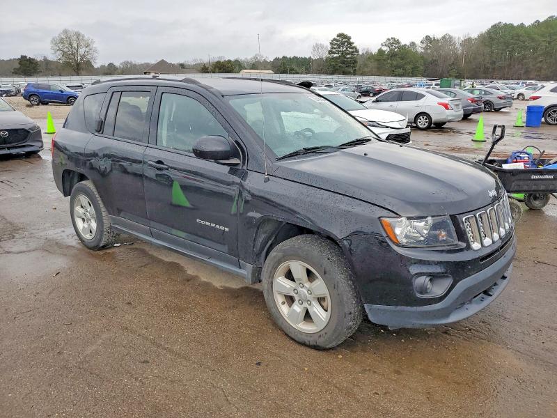 2017 Jeep Compass მანქანა იყიდება აუქციონზე, vin: 1C4NJCEAXHD115327, აუქციონის ნომერი: 72445295