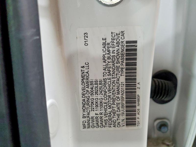 Aukcja sprzedaży 2023 Acura Tlx, vin: 19UUB6F55PA001121, numer aukcji: 72805775
