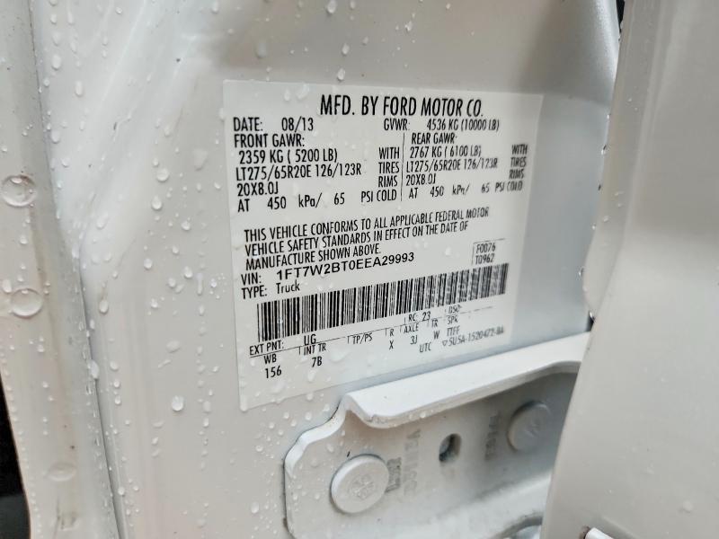 Продажа на аукционе авто 2014 Ford F250, vin: 1FT7W2BT0EEA29993, номер лота: 99802715