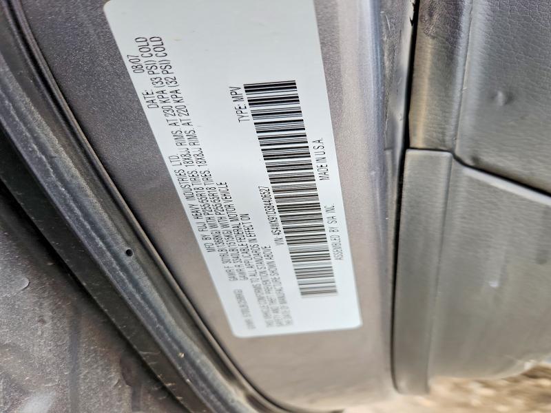 2008 Subaru Tribeca მანქანა იყიდება აუქციონზე, vin: 4S4WX91D384406527, აუქციონის ნომერი: 99637855