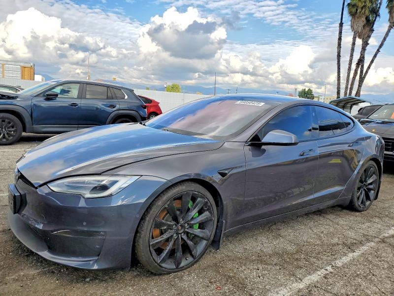 99058425 :رقم المزاد ، 5YJSA1E53MF452001 vin ، 2021 Tesla Model S مزاد بيع
