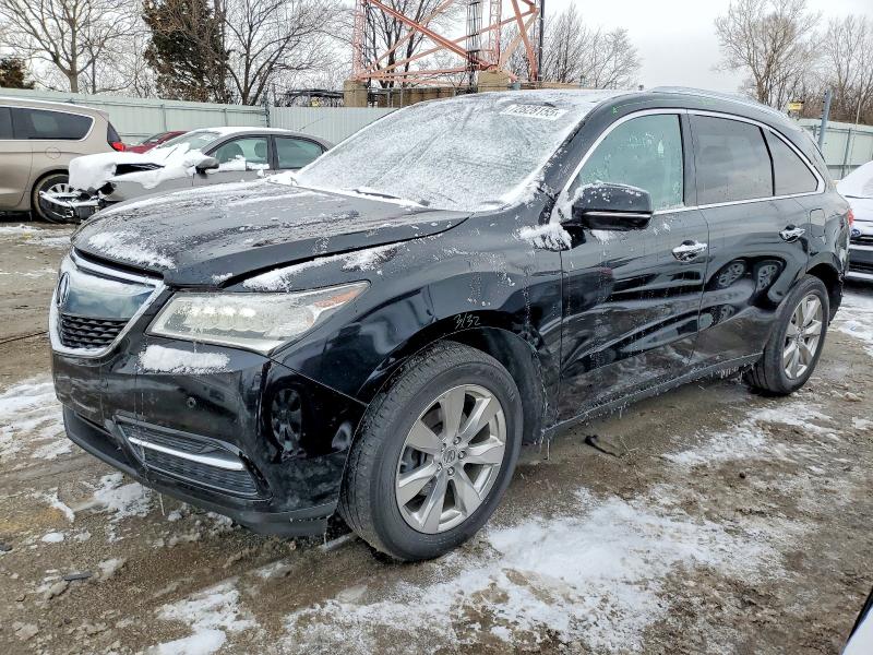 2014 Acura Mdx Advanc მანქანა იყიდება აუქციონზე, vin: 5FRYD4H87EB036879, აუქციონის ნომერი: 72828155