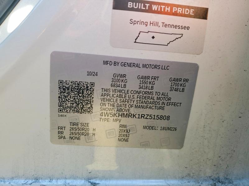Продаж на аукціоні авто 2024 Acura Zdx, vin: 4W5KHMRK1RZ515808, номер лоту: 75365795