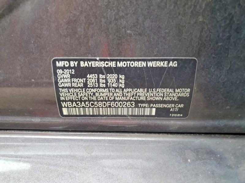 Aukcja sprzedaży 2013 Bmw 328, vin: WBA3A5C58DF600263, numer aukcji: 99022405