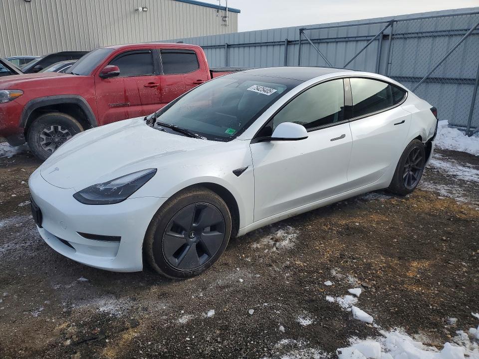 75425405 :رقم المزاد ، 5YJ3E1EAXPF599037 vin ، 2023 Tesla Model 3 مزاد بيع