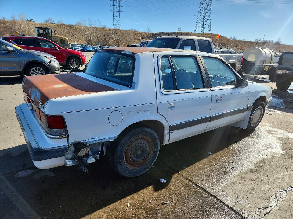 75408695 :رقم المزاد ، 1P3XA46K8LF770895 vin ، 1990 Plymouth Acclaim مزاد بيع