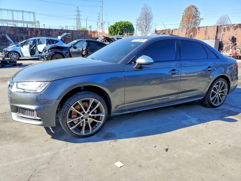 2018 Audi S4 მანქანა იყიდება აუქციონზე, vin: WAUB4AF44JA214415, აუქციონის ნომერი: 99143425