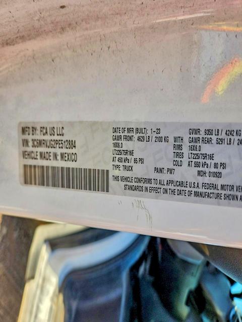 Aukcja sprzedaży 2023 Ram Promaster 3500, vin: 3C6MRVJG2PE512884, numer aukcji: 98003655