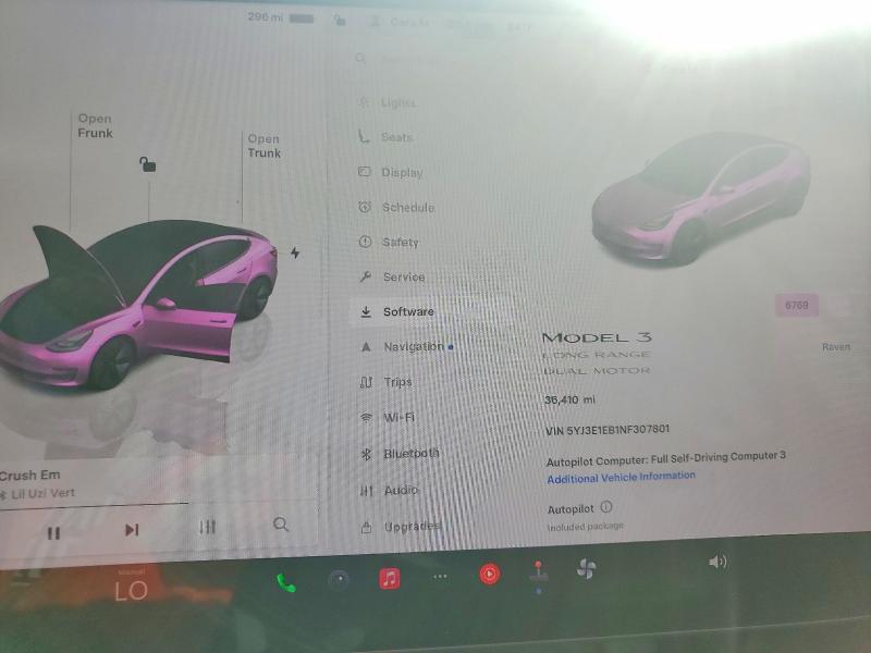 Продажа на аукционе авто 2022 Tesla Model 3, vin: 5YJ3E1EB1NF307801, номер лота: 72315405